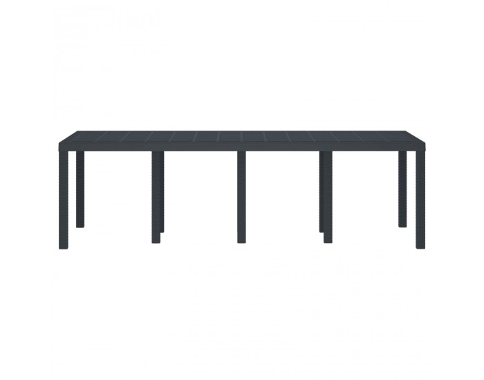 Sonata H Градинска маса Антрацит 250 x 100 x 73 см полиратан
