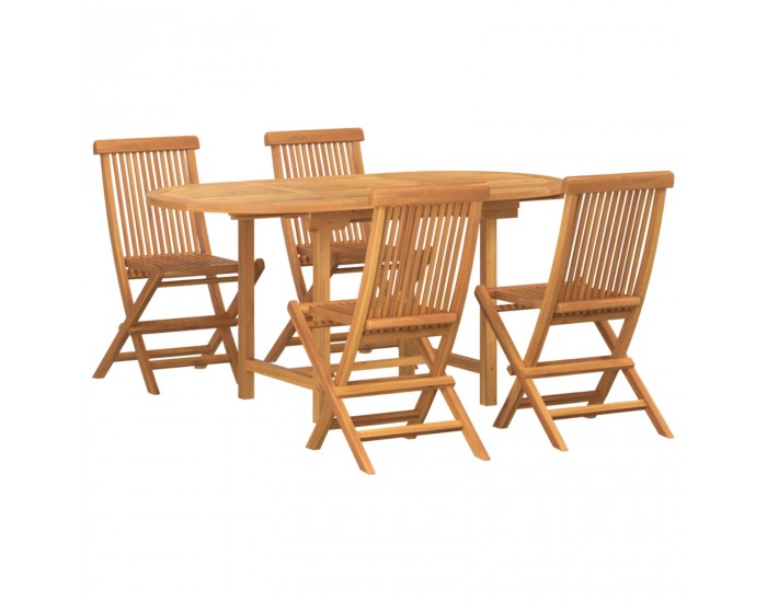Sonata H Комплект за хранене в градината 5 pcs Кафяво 160 x 80 x 75 cm