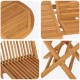 Sonata H Комплект за хранене в градината 7 pcs Кафяво 160 x 80 x 75 cm