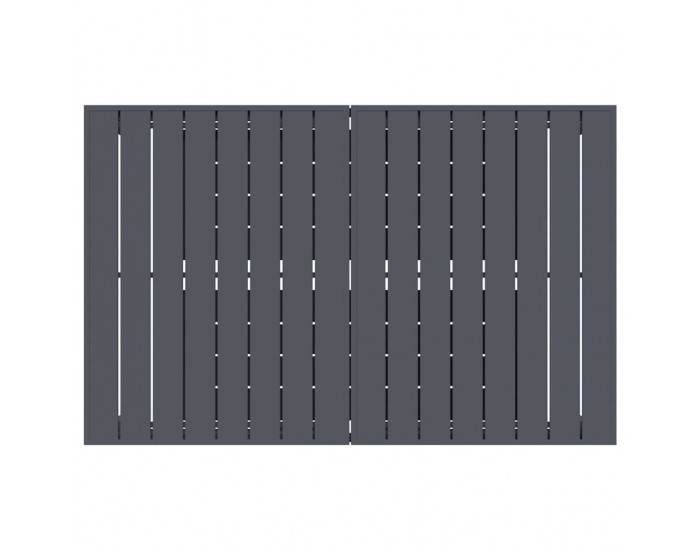 Sonata H Разтеглена маса 2 pcs Антрацит 210 x 90 x 73 см Стомана