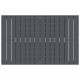 Sonata H Разтеглена маса 2 pcs Антрацит 210 x 90 x 73 см Стомана