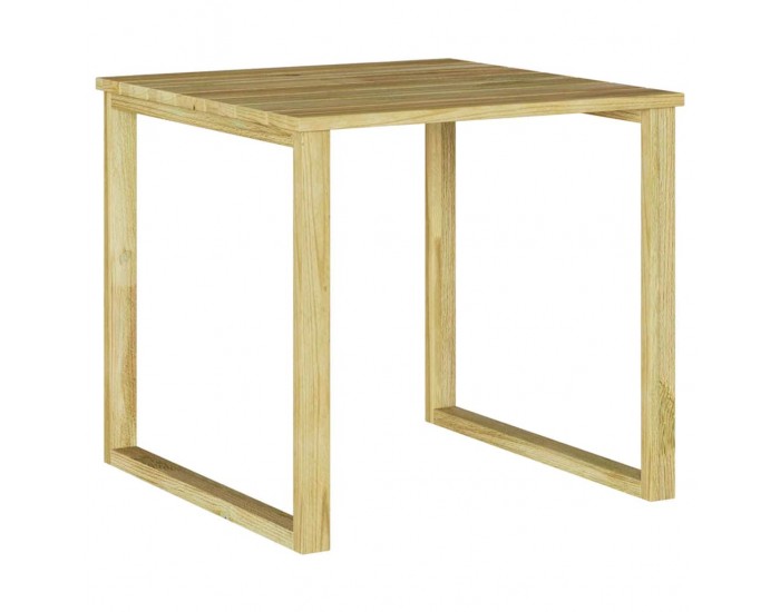 Sonata H Таблица за шезлонг Кафяво 50.5 x 50.5 x 46 см