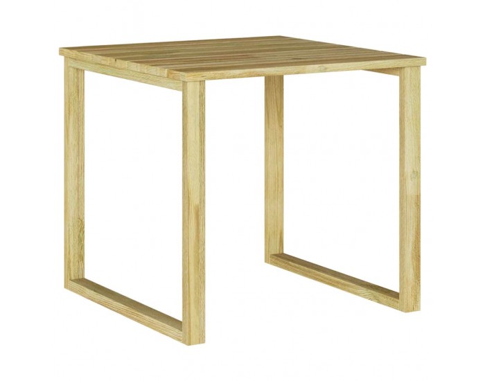 Sonata H Таблица за шезлонг Кафяво 50.5 x 50.5 x 46 см