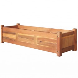 Sonata Градински сандък за цветя, акациево дърво, 100x30x25 см - Ghivece, jardiniere
