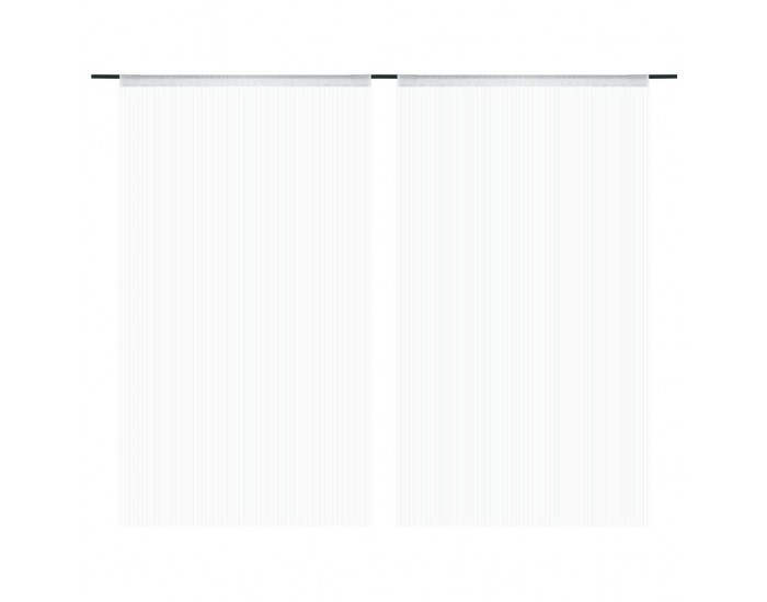 Sonata Пердета ресни, 2 бр, 140x250 см, бели -