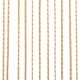 Sonata Пердета ресни, 2 бр, 100x250 см, бежови -