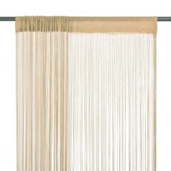 Sonata Пердета ресни, 2 бр, 140x250 см, бежови - Draperii, perdele și galerii