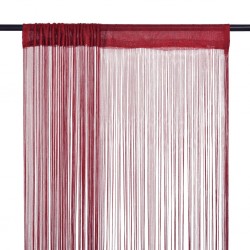 Sonata Пердета ресни, 2 бр, 100x250 см, бордо - Draperii, perdele și galerii