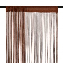 Sonata Пердета ресни, 2 бр, 100x250 см, кафяви - Draperii, perdele și galerii
