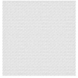 Sonata Панел мрежа от неръждаема стомана, 50x50 см, 30x17x2,5 мм - Garduri