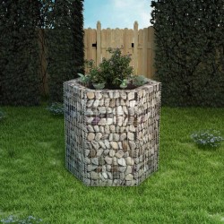 Sonata Хексагонален габион плантер, 100x90x100 cм - Ghivece, jardiniere