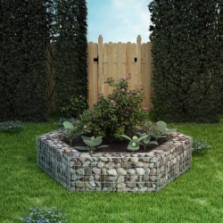 Sonata Хексагонален габион плантер, 200x173x40 cм - Ghivece, jardiniere