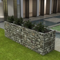 Sonata Габион плантер, стомана, 360x90x100 cм - Ghivece, jardiniere