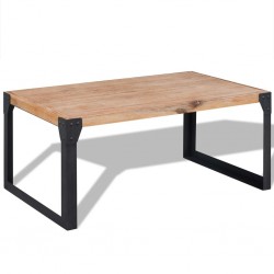 Sonata H Маса за кафе, акациево дърво масив, 100x60x45 cм - Măsuțe de living
