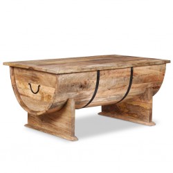 Sonata H Маса за кафе от мангово дърво масив, 88x50x40 cм - Măsuțe de living