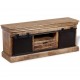Sonata ТВ шкаф с 2 плъзгащи врати, твърдо мангово дърво, 110x30x45 см -