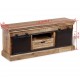 Sonata ТВ шкаф с 2 плъзгащи врати, твърдо мангово дърво, 110x30x45 см -