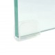 Sonata Стойка за телевизор / монитор прозрачно стъкло 100x30x13 см -