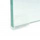 Sonata Стойка за телевизор / монитор прозрачно стъкло 110x30x13 см -