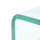Sonata Стойка за телевизор / монитор прозрачно стъкло 110x30x13 см -