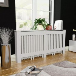 Sonata Параван за радиатор бял, MDF, 172 см - Produse pentru baie și WC