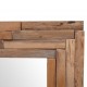 Sonata Декоративно огледало, тиково дърво, 120x60 см, правоъгълно -
