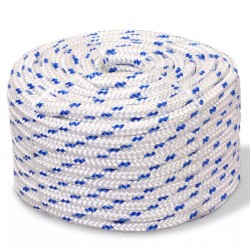 Sonata Морско въже, полипропилен, 10 мм, 50 м, бяло - Materiale pentru decorațiuni