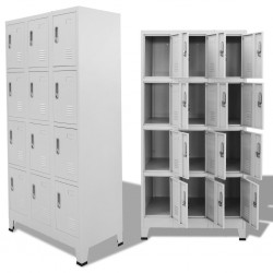 Sonata Заключващ се шкаф с 12 отделения, 90x45x180 cм - Dulapuri