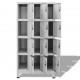 Sonata Заключващ се шкаф с 12 отделения, 90x45x180 cм -