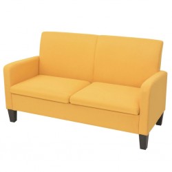 Sonata Двуместен диван, 135х65х76 см, жълт - Canapele