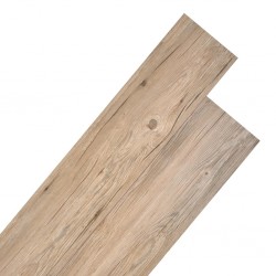 Sonata Подови дъски от PVC 5,26 м² 2 мм цвят кафяв дъб - Materiale pentru decorațiuni