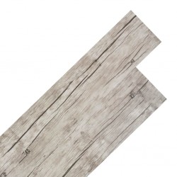 Sonata Самозалепващи подови дъски от PVC 5,02 м² 2 мм цвят измит дъб - Materiale pentru decorațiuni