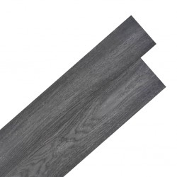 Sonata Самозалепващи подови дъски от PVC 5,02 м² 2 мм черно и бяло - Materiale pentru decorațiuni