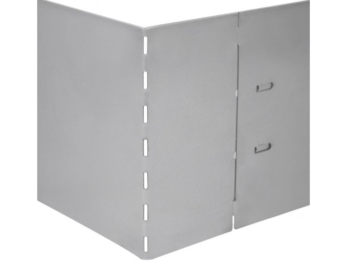 Sonata Комплект оградни плоскости, 5 бр, поцинкована стомана, 100x20см -