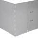 Sonata Комплект оградни плоскости, 5 бр, поцинкована стомана, 100x20см -