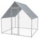 Sonata Птичарник на открито, поцинкована стомана, 2x2x2 м -