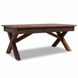 Sonata Маса за кафе, регенерирана дървесина масив, 110x60x45 cм - Măsuțe de living