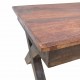 Sonata Маса за кафе, регенерирана дървесина масив, 110x60x45 cм -