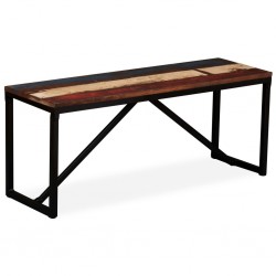 Sonata Пейка от регенерирано дърво масив, 110х35х45 см - Scaune de dining