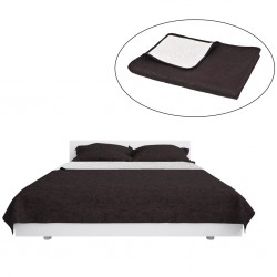 Sonata Двулицева ватирана завивка, 170 x 210 cм, кремаво и кафяво - Comparare produse