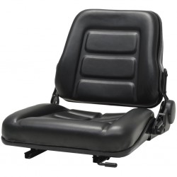Sonata Седалка за мотокар и трактор с регулируема облегалка, черна - Unelte și accesorii de grădină