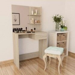 Sonata Тоалетна масичка, ПДЧ, 75x40x141 см, дъб - Măsuțe de toaletă și oglinzi