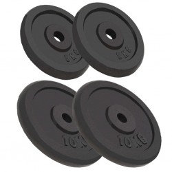 Sonata Дискове за тежести, 4 бр, 2х10 кг+2х5кг, чугун - Sală de fitness - produse