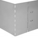 Sonata Комплект оградни плоскости, 10бр, поцинкована стомана, 100x20см -