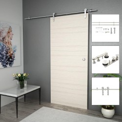 Sonata Механизъм за плъзгаща врата 183 см неръждаема стомана сребрист - Afaceri și industrie