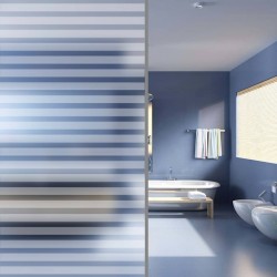 Sonata Самозалепващо фолио за прозорци, матирани ивици, 0,9 х 20 м - Jaluzele