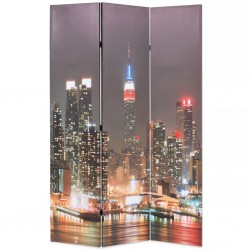 Sonata Сгъваем параван за стая, 120x170 см, нощен Ню Йорк - Electrocasnice și accesorii pentru living