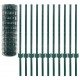 Sonata Комплект оградна мрежа, 20x0,8 м, стомана, зелен -