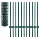 Sonata Комплект оградна мрежа, 20x0,8 м, стомана, зелен -