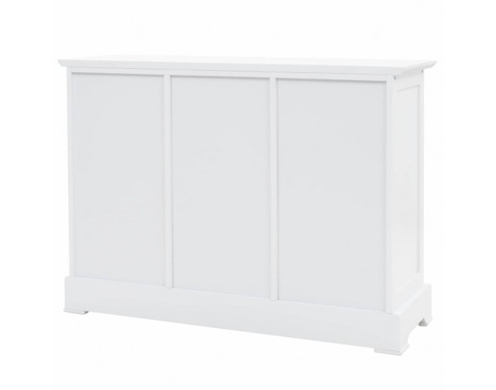 Sonata Шкаф с 3 врати, МДФ и борова дървесина, 105x35x77,5 см -